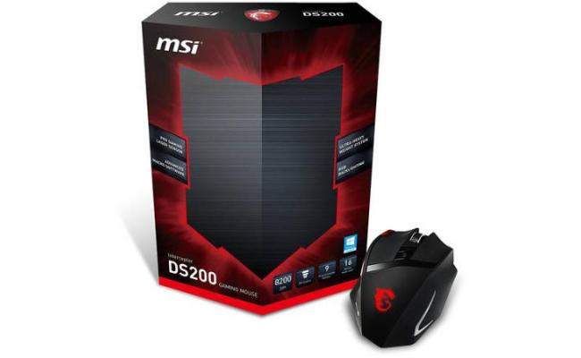 MSI Interceptor DS200 Wired USB Laser Gaming Mouse MSI Interceptor DS200 Wired USB Laser Gaming Mouse